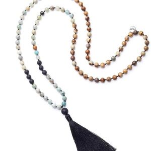 Amazonite Tassle Necklace